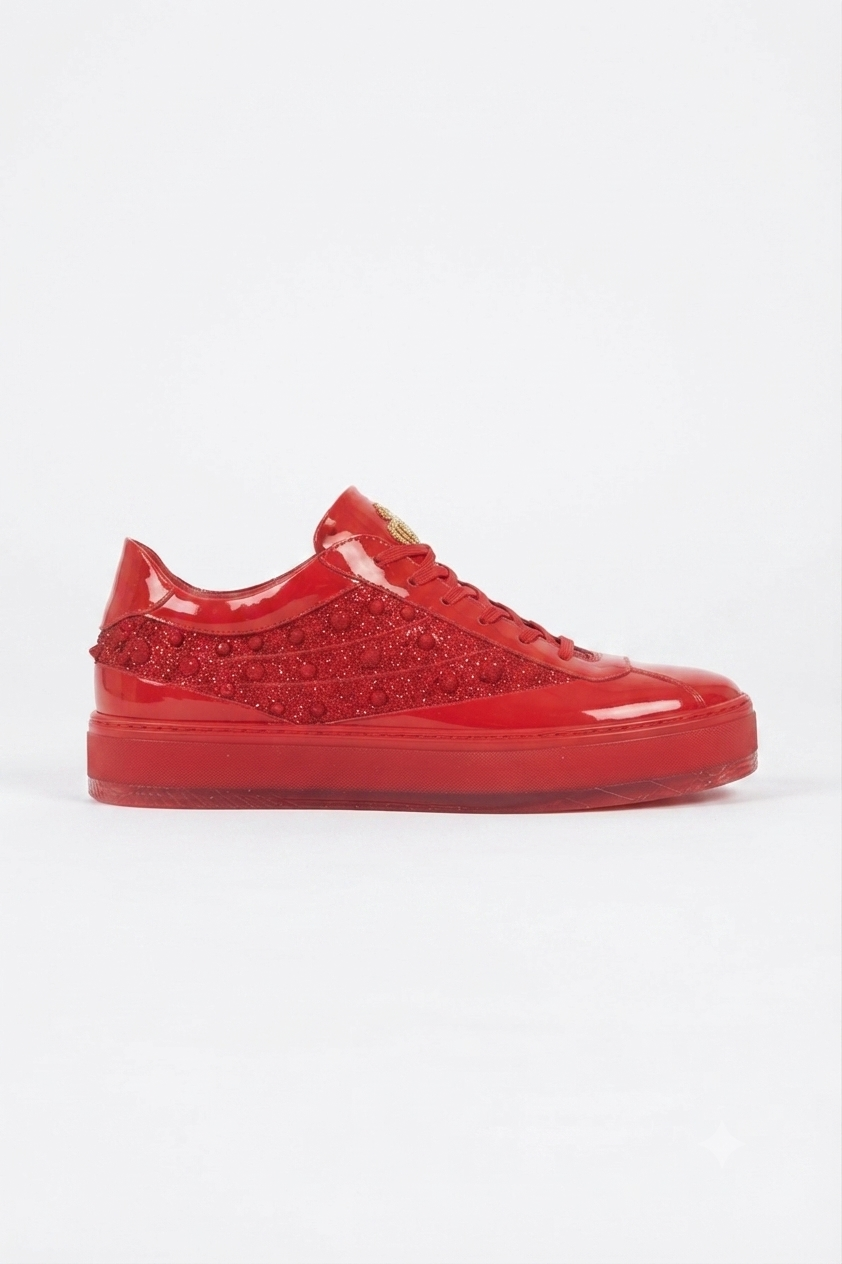 ZRC975 Exclusive Tarz Vip Erkek Sneaker Kırmızı