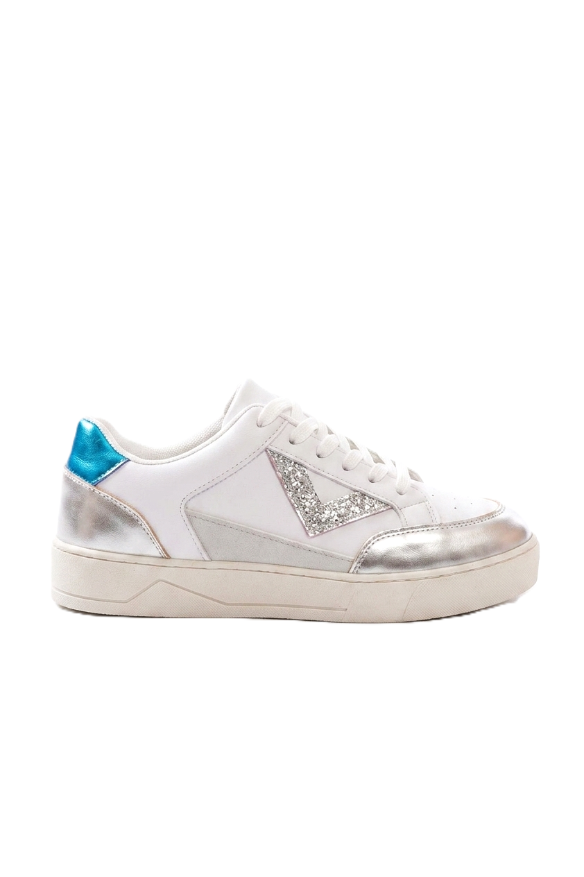 ZRİN-01 Premium Beyaz Garni Bağcıklı Kadın Sneaker
