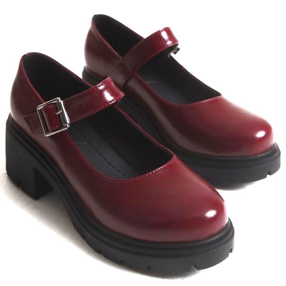 ZRİN-708 Premium Bordo Kırışık Rugan Ortopedik Yüksek Tabanlı Loafer
