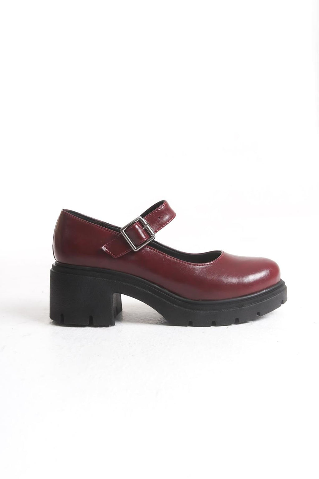 ZRİN-708 Premium Bordo Kırışık Rugan Ortopedik Yüksek Tabanlı Loafer