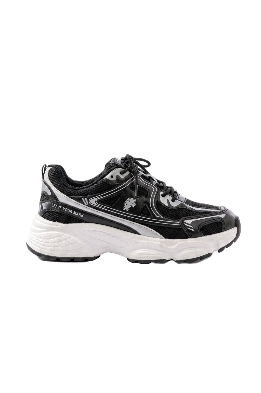 ZRİNF-329 Premium Siyah Günlük Bağcıklı Kadın Sneaker