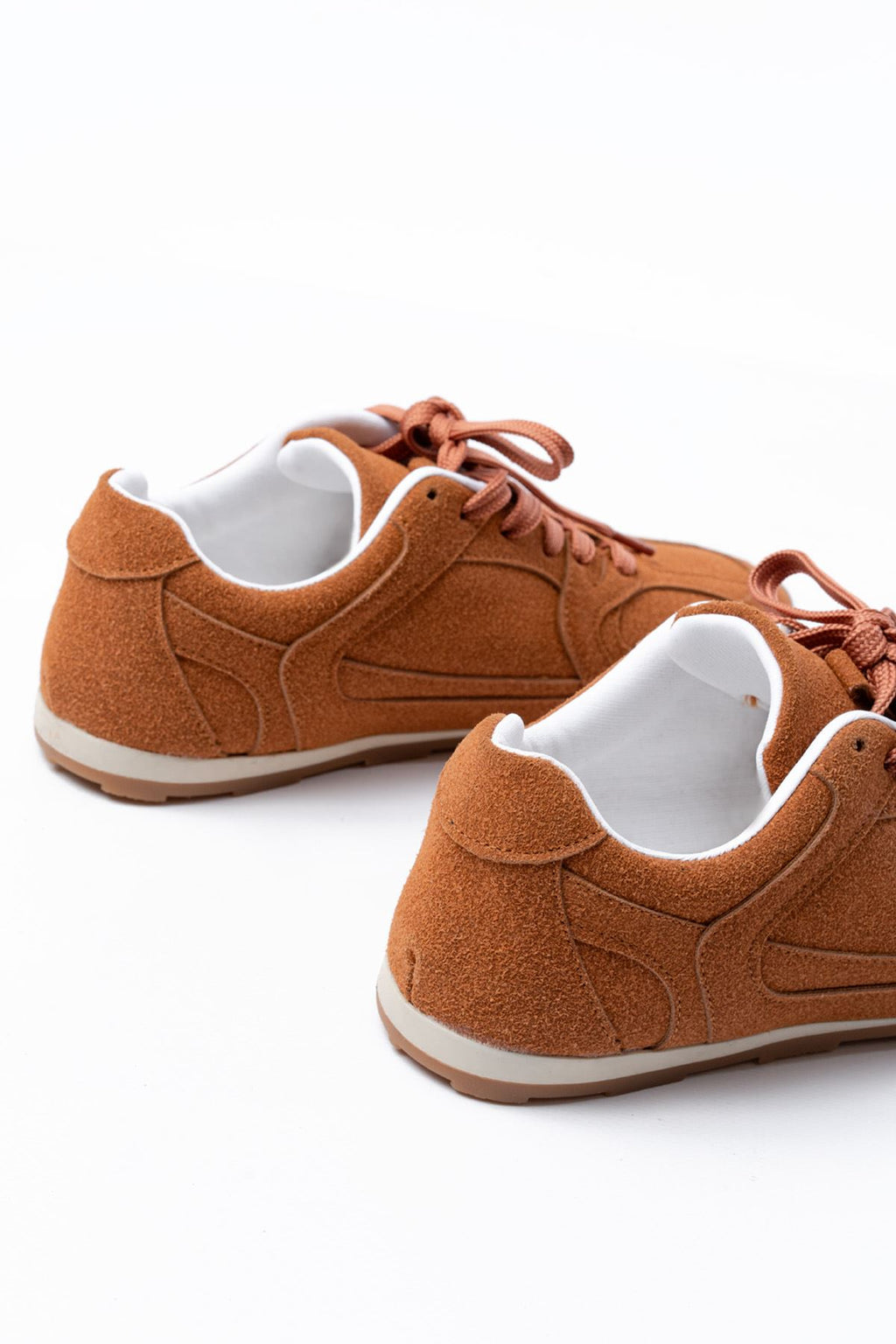 ZRİNRS-01 Premium Taba Süet Ortopedik Günlük Kadın Sneaker