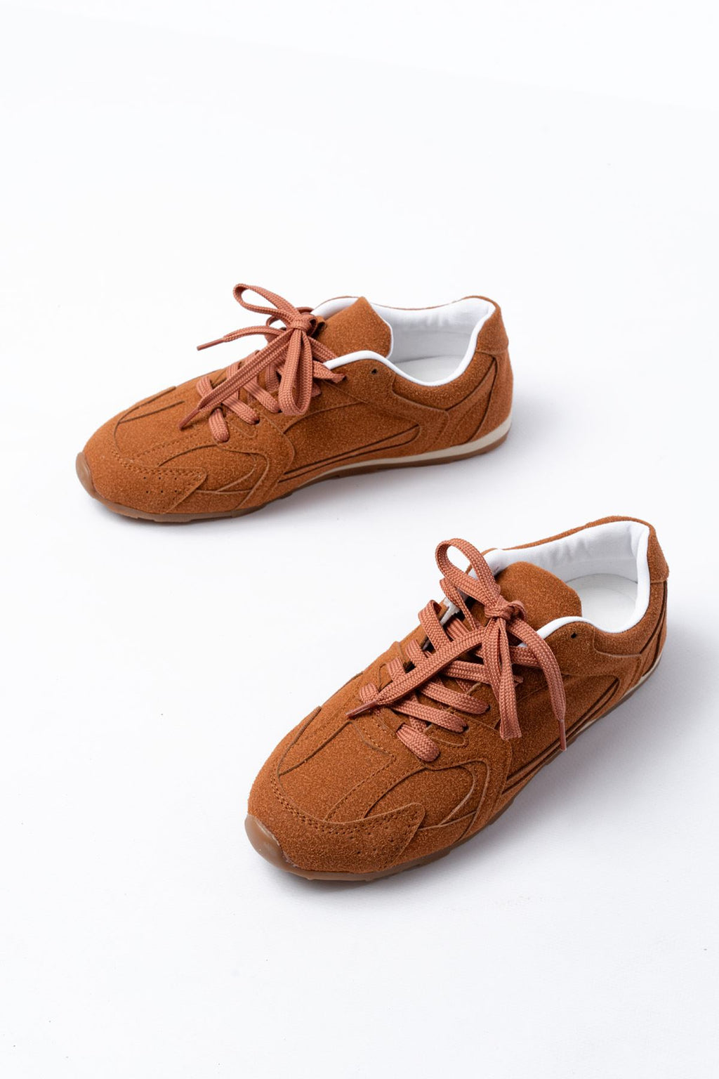 ZRİNRS-01 Premium Taba Süet Ortopedik Günlük Kadın Sneaker