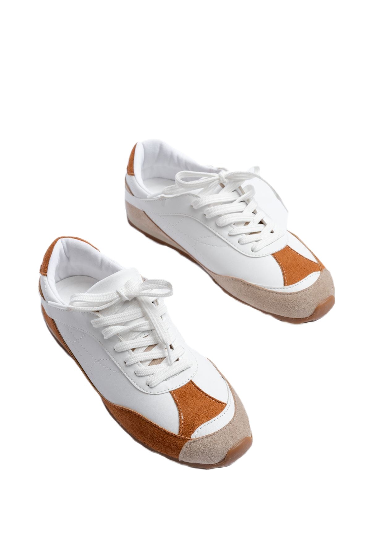 ZRİNRS-02 Premium Taba Garni İnce Taban Kadın Sneaker