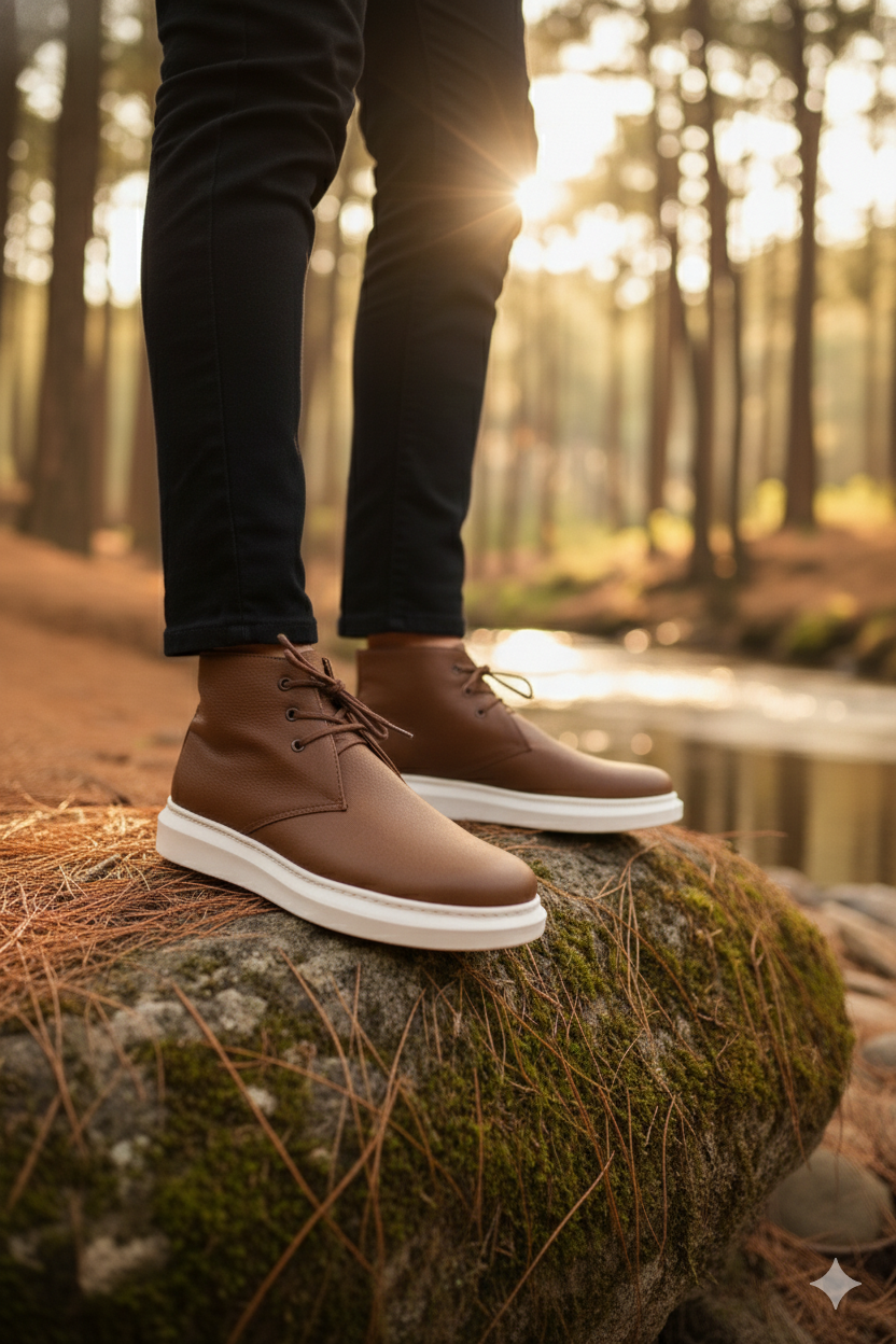 ZRJ207 Bağcıklı Ortopedik Taban Taba Erkek Spor Bot