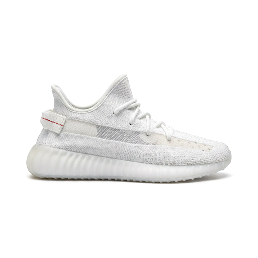 JY305 Pulse Lace-Up Knit Unisex Casual Sneakers - White