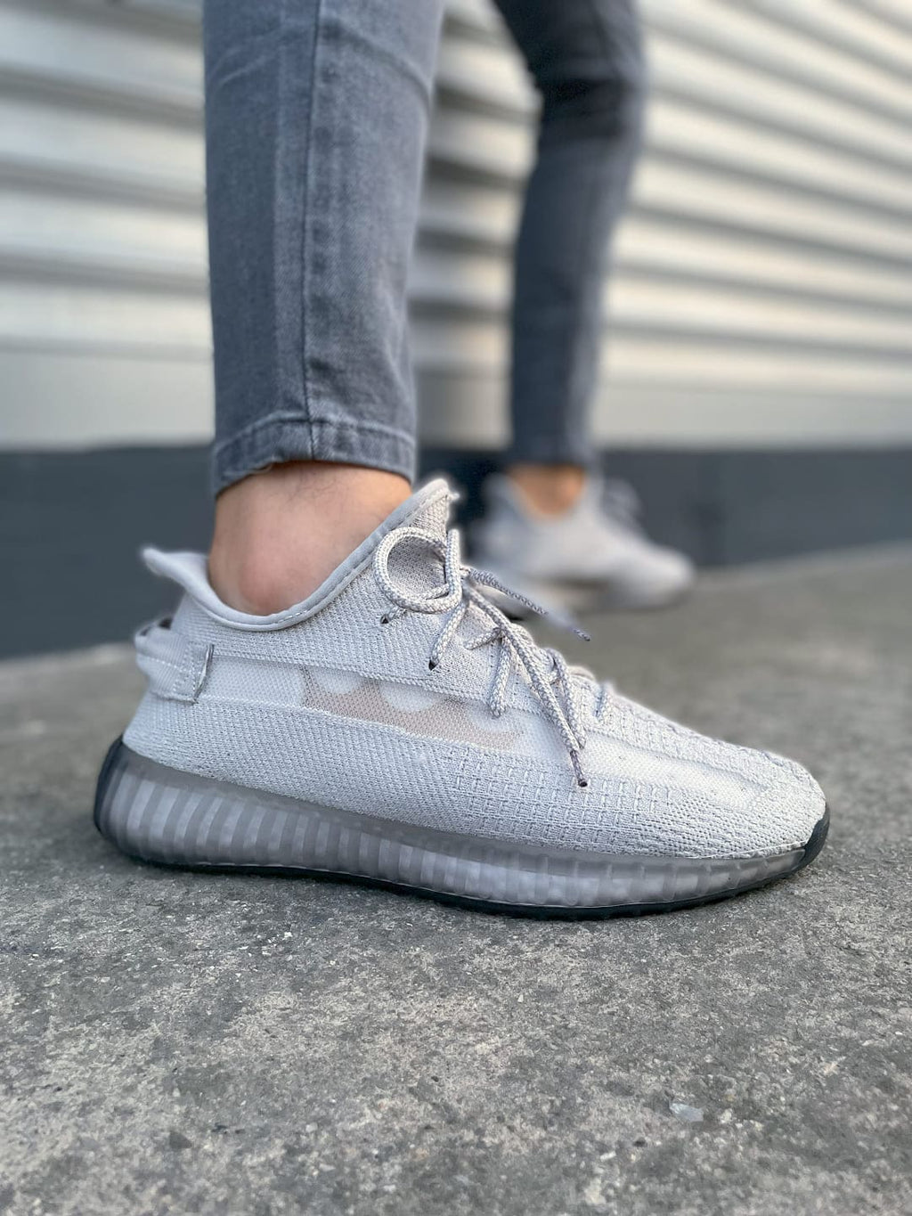 ZRJ305 Pulse Bağcıklı Triko Unisex Günlük Spor Ayakkabı - Gri