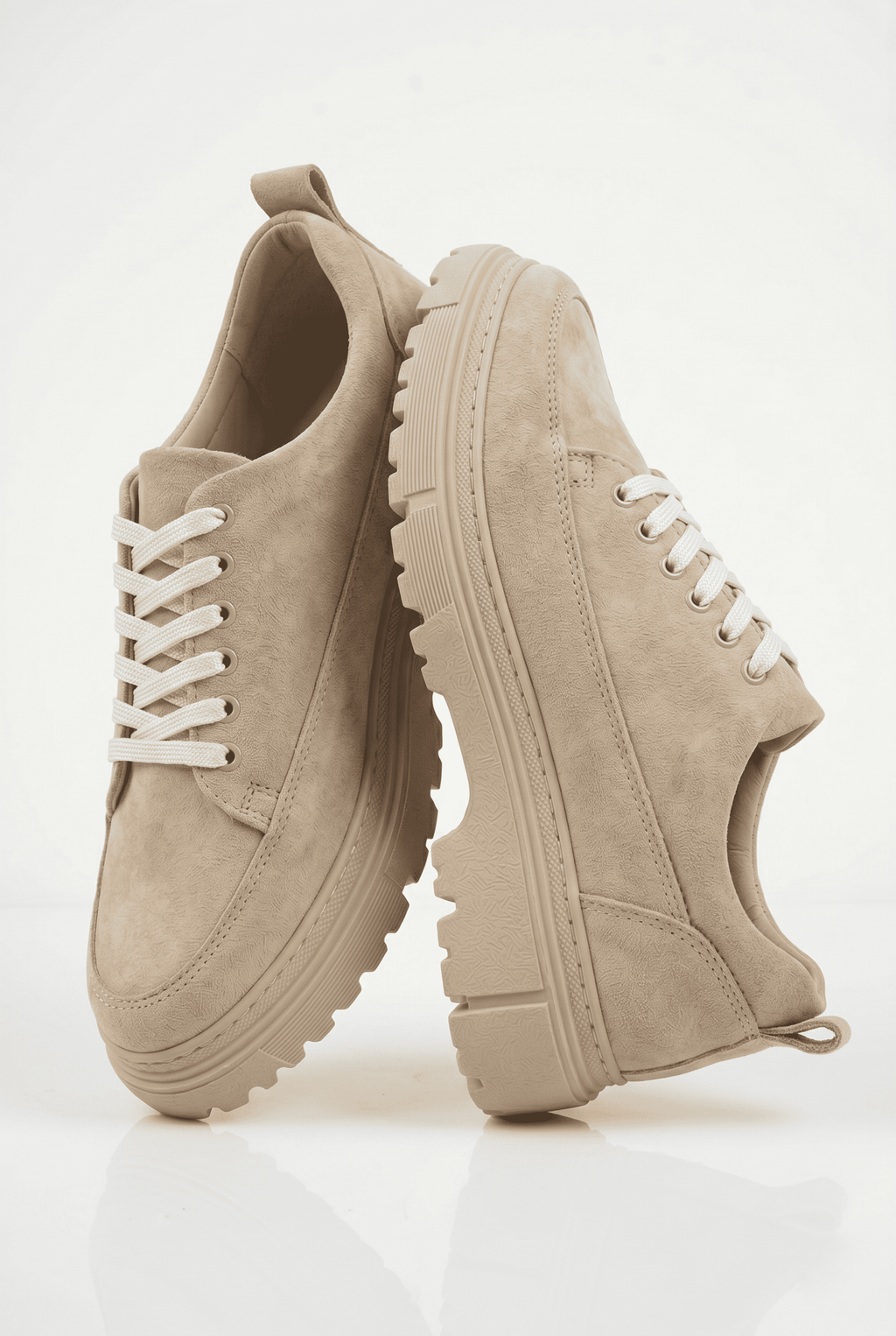 ZRK-702 Premium Bej Süet Günlük Erkek Casual Sneaker