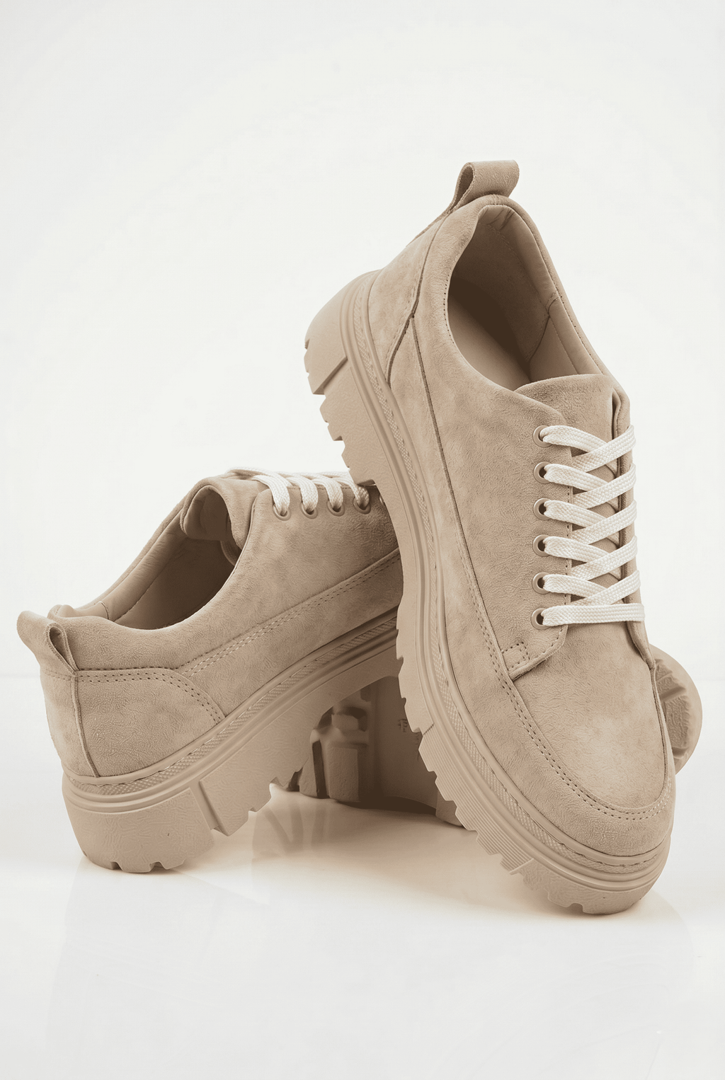 ZRK-702 Premium Bej Süet Günlük Erkek Casual Sneaker