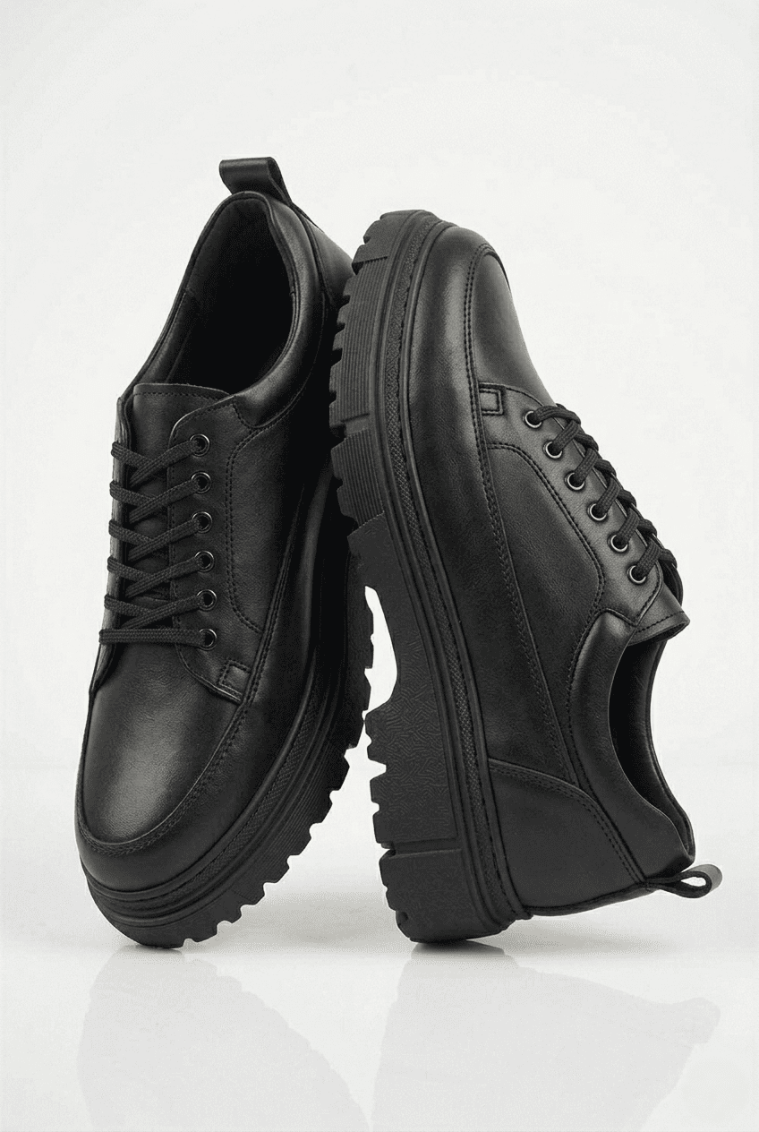 ZRK-702 Premium Siyah Günlük Erkek Casual Sneaker