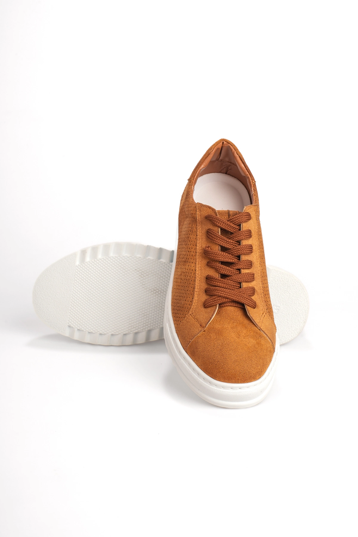 ZRK-DX2 Premium Taba Süet Ortopedik Erkek Sneaker