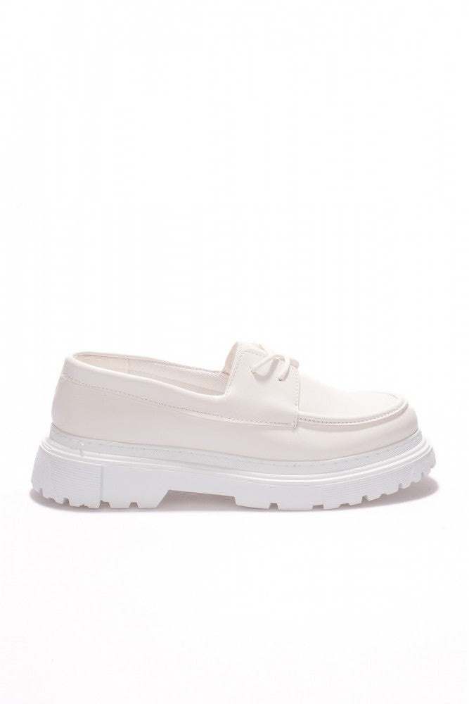 ZRK-E18 Premium Kalite Beyaz Günlük Erkek Loafer