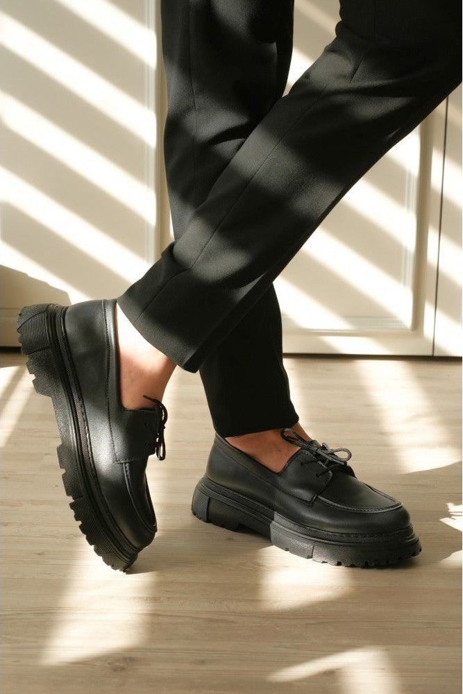 ZRK-E18 Premium Kalite Siyah Günlük Erkek Loafer
