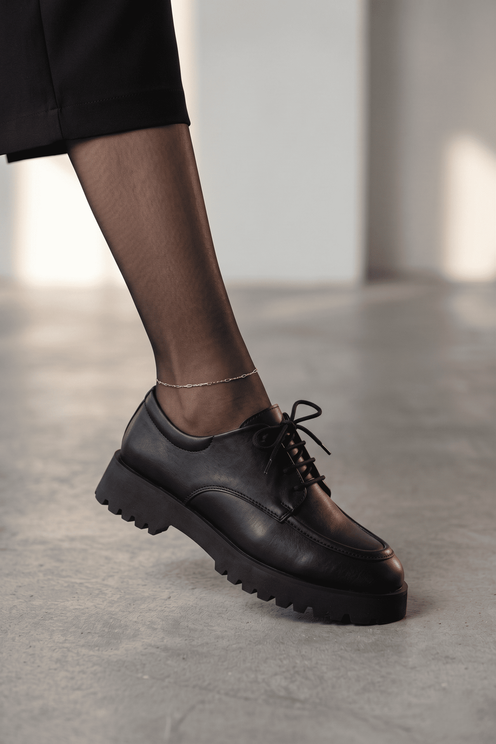 ZRK-KX6 Siyah Bağcıklı Günlük Unisex Casual Ayakkabı