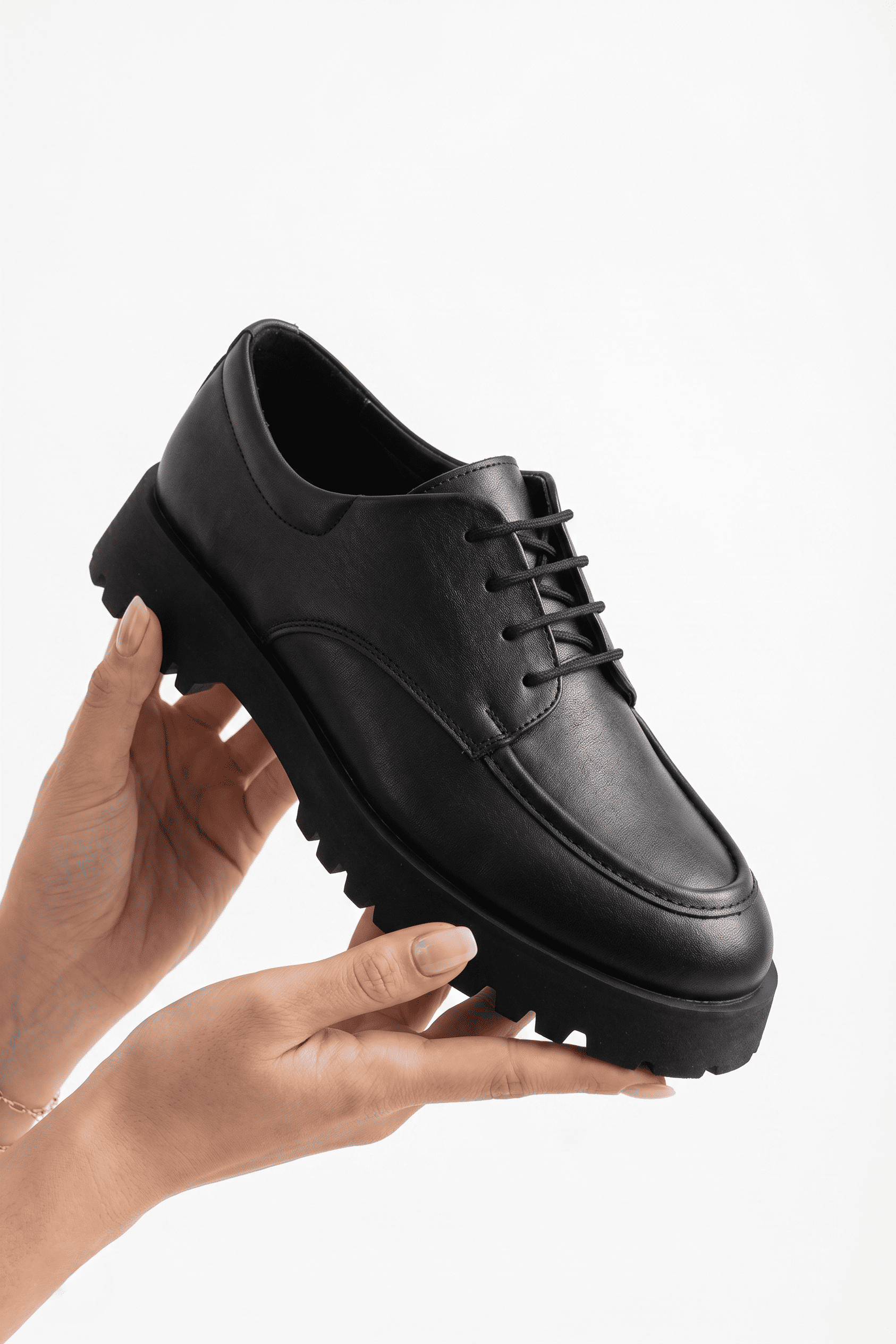 ZRK-KX6 Siyah Bağcıklı Günlük Unisex Casual Ayakkabı