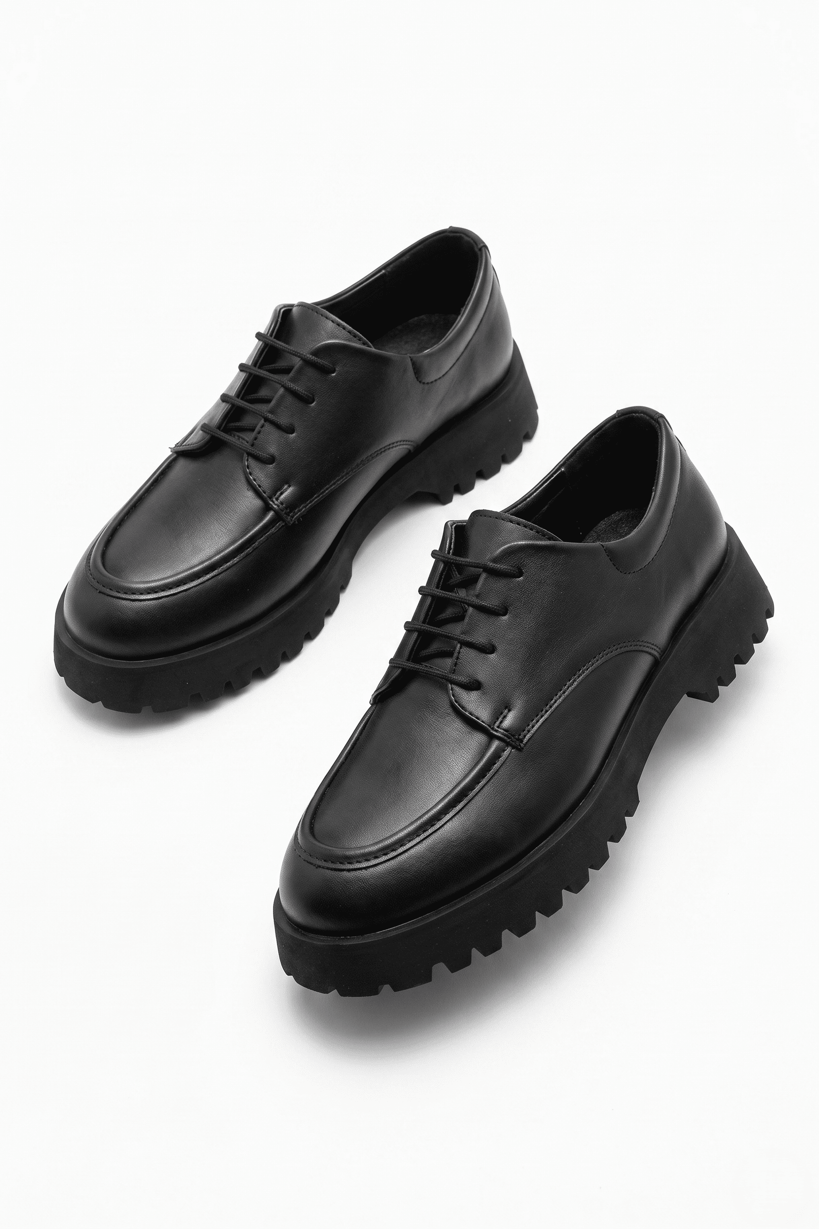 ZRK-KX6 Siyah Bağcıklı Günlük Unisex Casual Ayakkabı