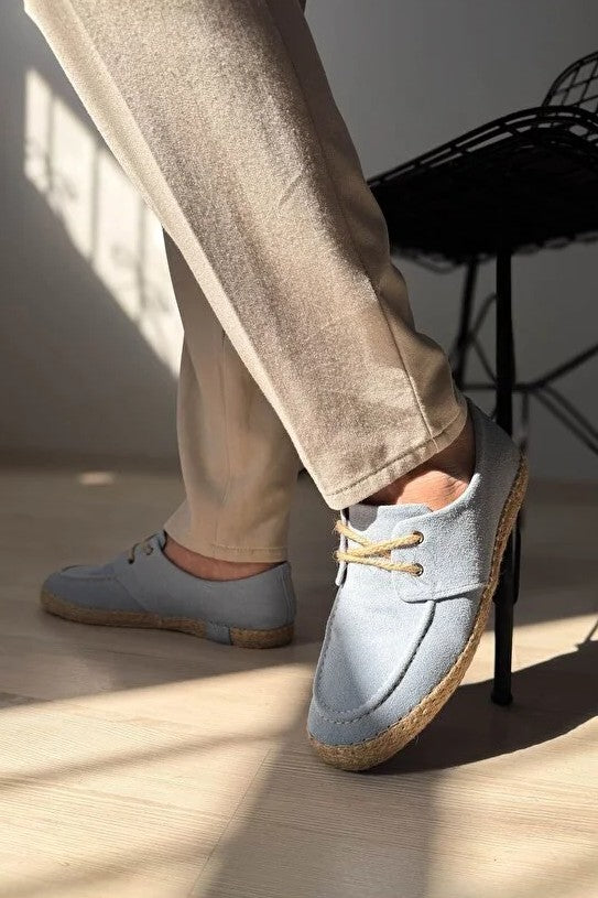 ZRK-T36 Premium Mavi Klasik Erkek Espadril