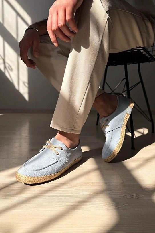 ZRK-T36 Premium Mavi Klasik Erkek Espadril