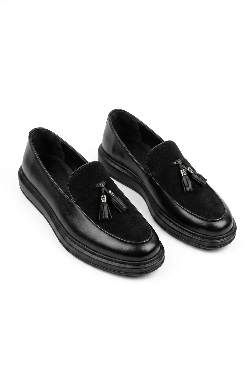 ZRN002 Premium Günlük Erkek Loafer Siyah
